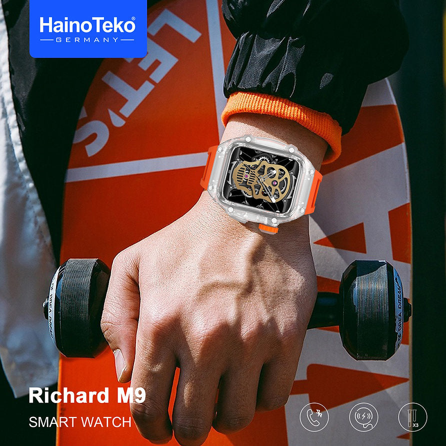 Haino Teko Richard M-9 Smart Watch (3 Straps)