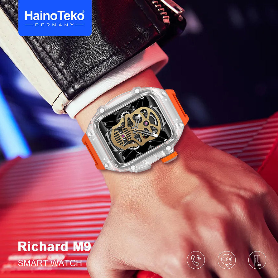 Haino Teko Richard M-9 Smart Watch (3 Straps)