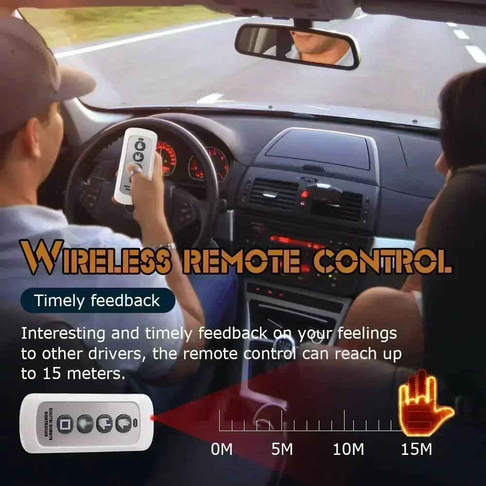 Funny Hand Gesture LED Light with Remote Control