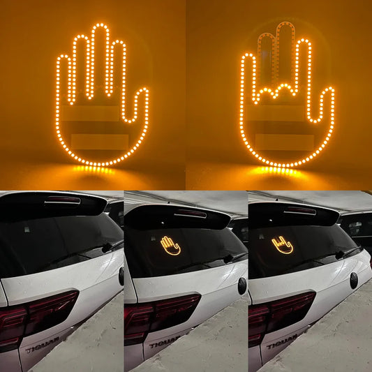 Funny Hand Gesture LED Light with Remote Control